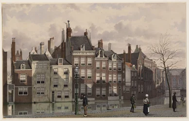 Nieuwezijdsvoorburgwal. Drawing. Amsterdam, Amsterdam City Archives